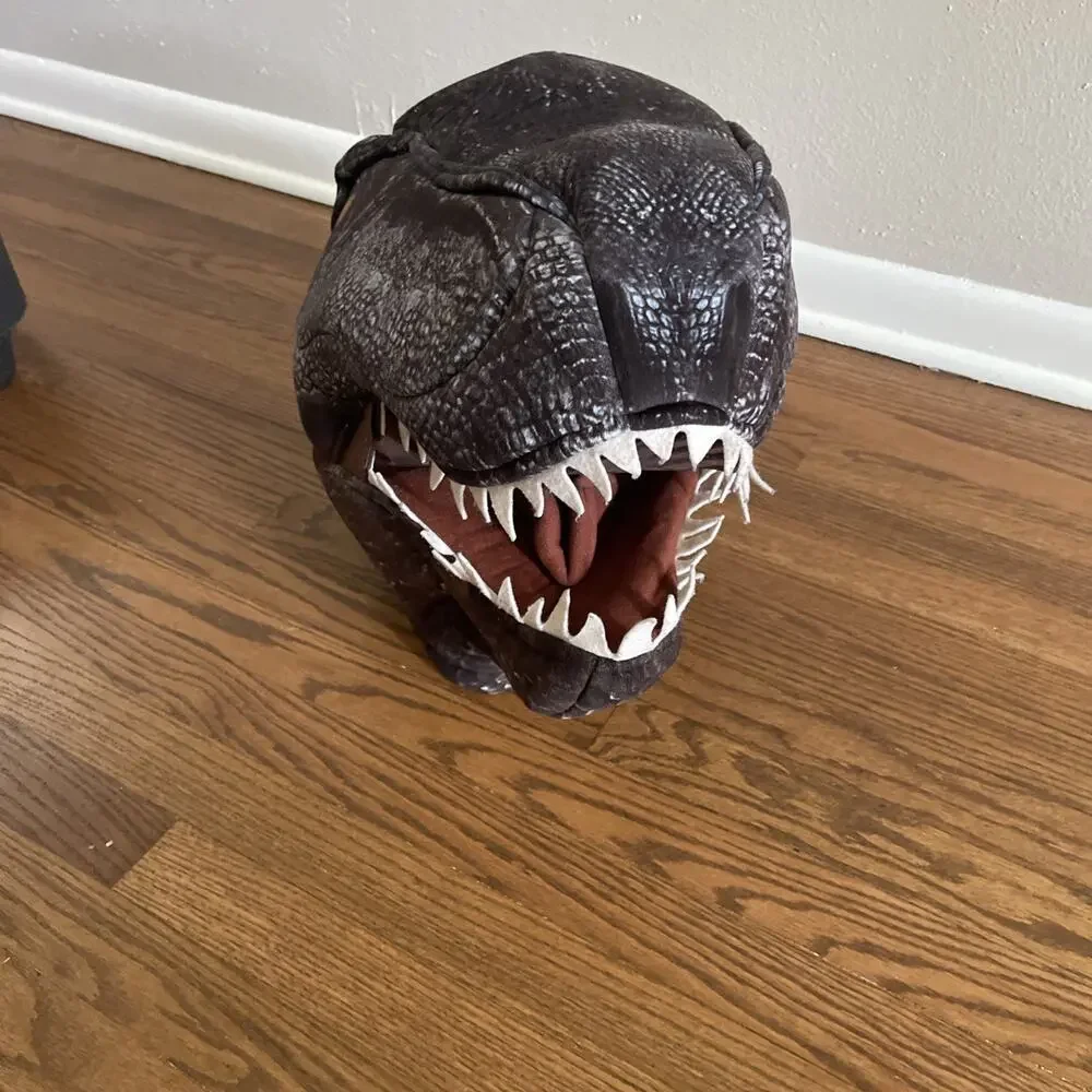 Jurassic World T Rex Full Head Mask DanDee Big Greeter Head Halloween Dinosaur
